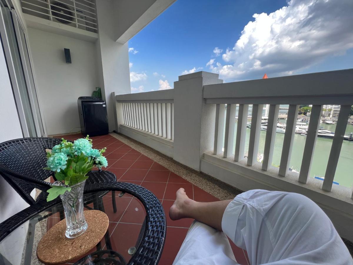 2Beds Seaview Straits Quay Comes With Carpark And Hothub Bagan Jermal Eksteriør billede